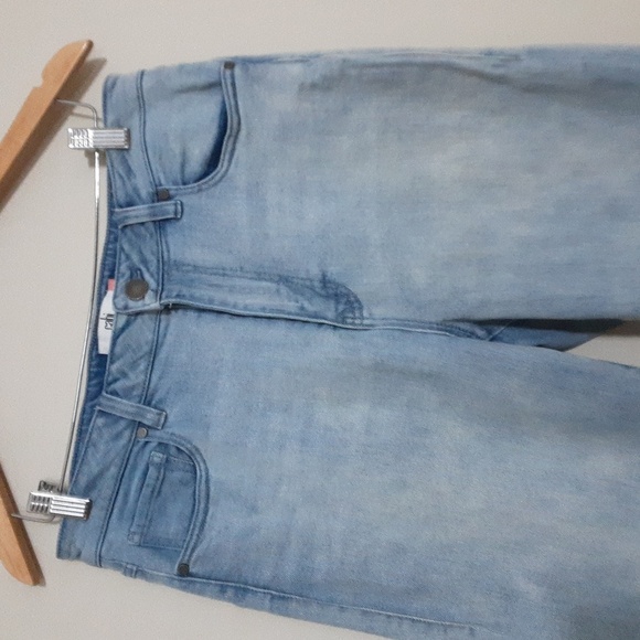 Cabi Women's Light Blue Jeans High Rise Straight Casual Festival Vacation 10 Y2k - Picture 4 of 8